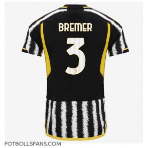 Juventus Gleison Bremer #3 Replika Hemmatröja 2023-24 Kortärmad